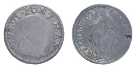 BOLOGNA PIO VI (1775-1799) MURAIOLA DA 2 BOLOGNINI 1789 MI. 3,63 GR. MB-BB