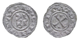 BRINDISI ENRICO VI (1191-1196) MEZZO DENARO R MI. 0,34 GR. qBB