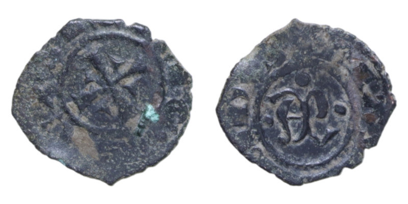 BRINDISI MANFREDI (1258-1266) DENARO MI. 0,64 GR. qBB