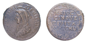 CIVITAVECCHIA PIO VI (1775-1799) 5 BAIOCCHI 1797 MADONNINA CU. 11,47 GR. BB