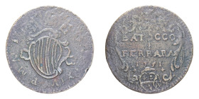 FERRARA BENEDETTO XIV (1740-1758) BAIOCCO 1751 CU. 9,77 GR. qBB