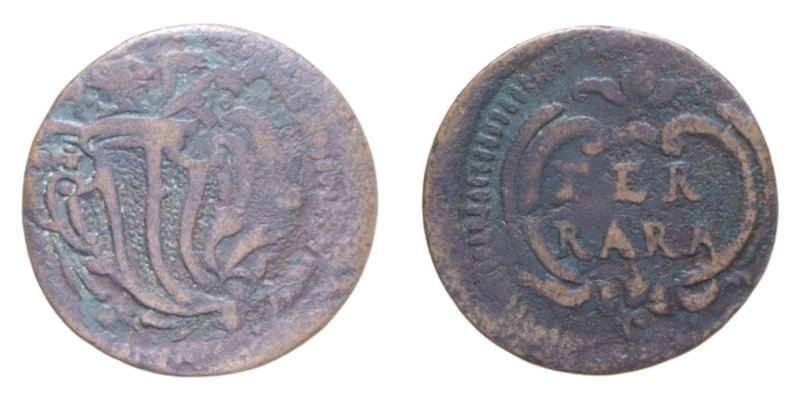 FERRARA BENEDETTO XIV (1740-1758) QUATTRINO CU. 1,55 GR. qBB