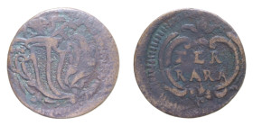 FERRARA BENEDETTO XIV (1740-1758) QUATTRINO CU. 1,55 GR. qBB