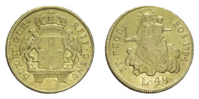 GENOVA DOGI BIENNALI (1528-1797) 48 LIRE 1794 R AU. 12,51 GR. BB-SPL