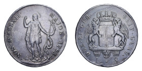 GENOVA DOGI BIENNALI (1528-1797) 8 LIRE 1795 AG. 32,97 GR. BB