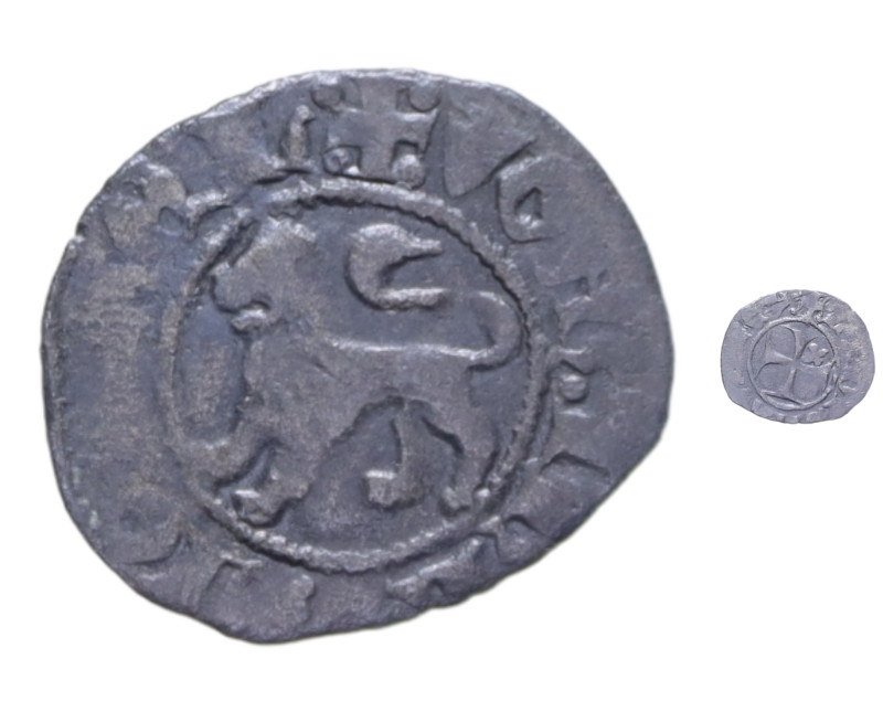 L'AQUILA LADISLAO DI DURAZZO (1388-1414) QUATTRINO MI. 0,83 GR. BB