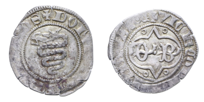 MILANO BARNABO' VISCONTI (1378-1385) SESINO AG. 1 GR. BB+