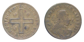 CARLO EMANUELE III (1730-1773) 3 CAGLIARESI 1732 CU. 7,04 GR. qBB/BB