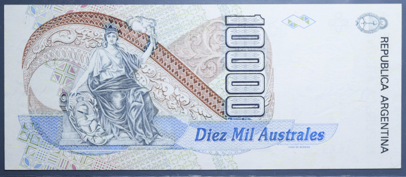 ARGENTINA 10000 AUSTRALES 1989-1991 FDS