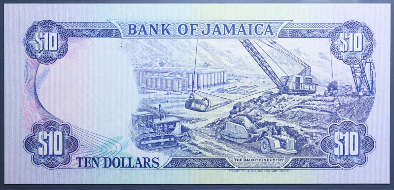 JAMAICA 10 DOLLARS 1992 FDS