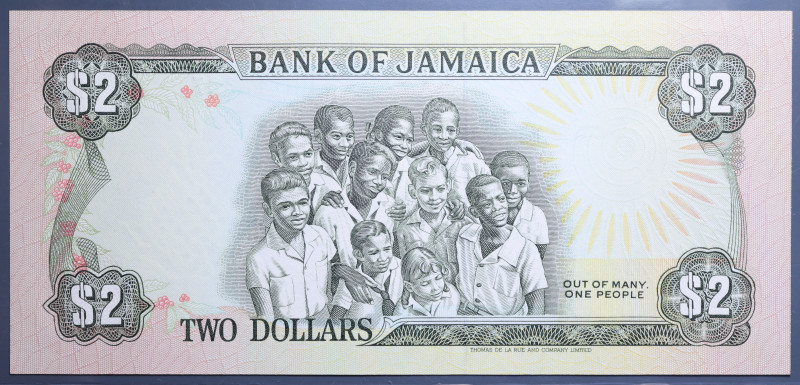 JAMAICA 2 DOLLARS 1993 FDS