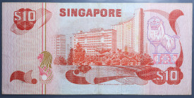 SINGAPORE 10 DOLLARI 1976-1980 BB/BB+