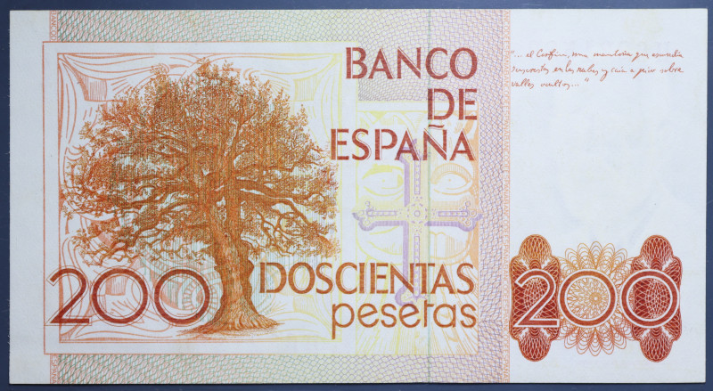 SPAGNA 200 PESETAS 1980 SPL