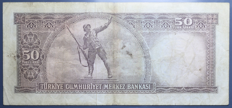 TURCHIA 50 LIRASI 1970 qBB