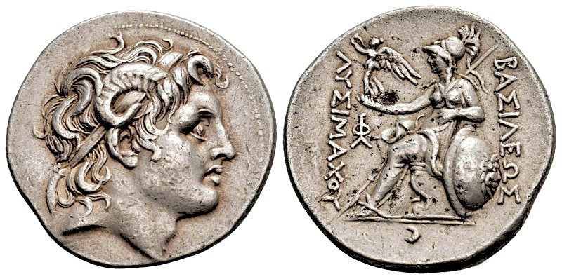 KINGS OF THRACE (Macedonian). Lysimachos (305-281 BC). AR Tetradrachm. Lampsakos...