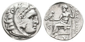 KINGS OF MACEDON. Alexander III 'the Great' (Circa 336-323 BC). AR Drachm. Magnesia ad Maeandrum.
Obv: Head of Herakles right, wearing lion skin.
Re...