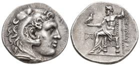 KINGS OF MACEDON. Alexander III 'the Great' (336-323 BC). AR Tetradrachm. Uncertain mint in Greece.
Obv: Head of Herakles right, wearing lion skin.
...