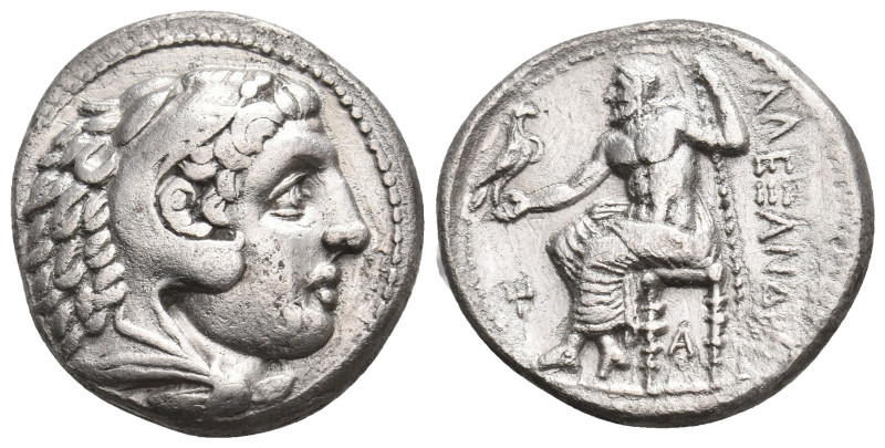 KINGS OF MACEDON. Kassander. (317-305 BC). AR Tetradrachm. Pella.
Obv: Head of ...