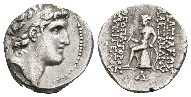 SELEUKID KINGDOM. Alexandros I Balas. (circa 150-145 BC). AR Drachm.
Obv: Diade...