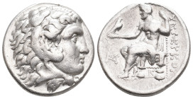 SELEUKID KINGDOM. Seleukos I Nikator. (312-281 BC). AR Tetradrachm. In the types of Alexander III of Macedon. Seleukia on the Tigris .
Obv:Head of He...