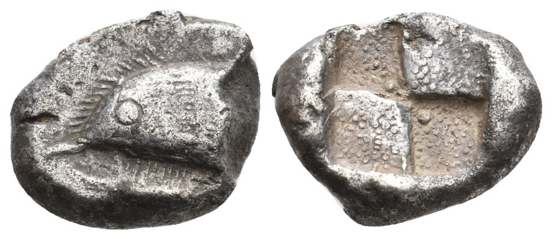 PAPHLAGONIA. Sinope. (Circa 490-425 BC). AR Drachm.
Obv: Head of sea-eagle left...