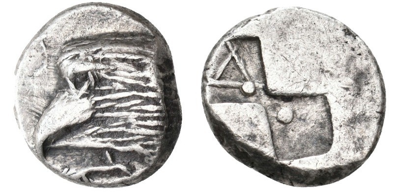 PAPHLAGONIA. Sinope. (Circa 425-410 BC). AR Drachm
Obv: Head of sea-eagle left;...