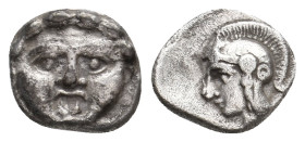 PISIDIA. Selge. (Circa 350-300 BC). AR Obol.
Obv: Facing gorgoneion.
Rev: Helmeted head of Athena left.
HGC 6, 1452 (var).
Condition: VF.
Weight:...