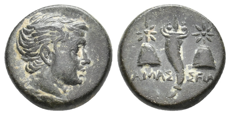 PONTOS. Amaseia. Struck under Mithradates VI (Circa 120-111 or 110-100 BC). Ae....