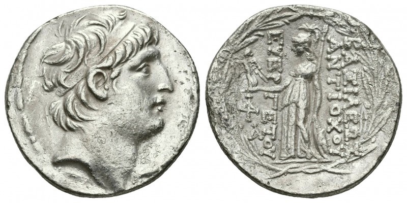 SELEUKID KINGDOM. Antiochos VII Euergetes (Sidetes) (138-129 BC). AR Tetradrachm...