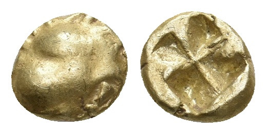 IONIA. Uncertain. (Circa 600-550 BC). EL Myshemihekte - 1/24 Stater. Phokaic sta...