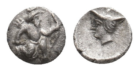 PERSIA. Achaemenid Empire. Uncertain mint in Cilicia.(Circa 4th BC). AR Tetartem...