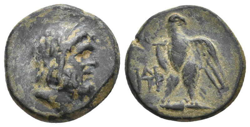 KINGS of GALATIA. Deiotaros. (circa63-59/58 BC). AE.
Obv: Head of Zeus right.
...