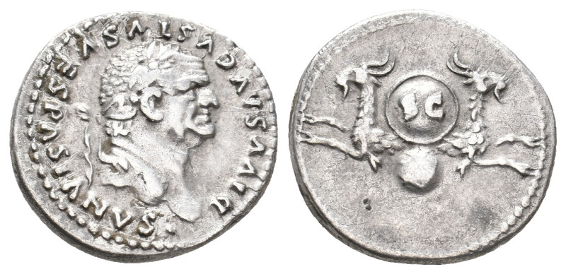 DIVUS VESPASIAN, Died 79 AD. AR, Denarius. Rome.
Obv: DIVVS AVGVSTVS VESPASIANV...