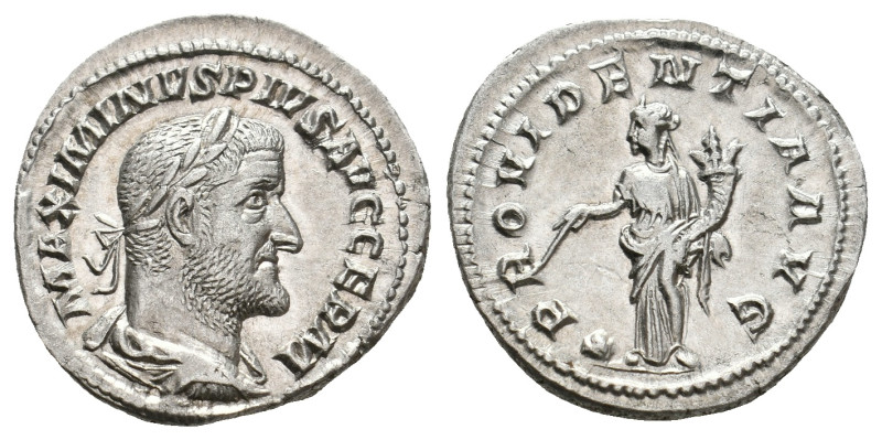 MAXIMINUS THRAX, 235-238 AD. AR, Denarius. Rome.
Obv: MAXIMINVS PIVS AVG GERM....