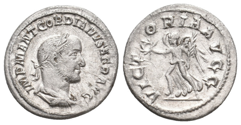 GORDIAN II AFRICANUS, 238 AD. AR, Denarius. Rome.
Obv: IMP M ANT GORDIANVS AFR ...