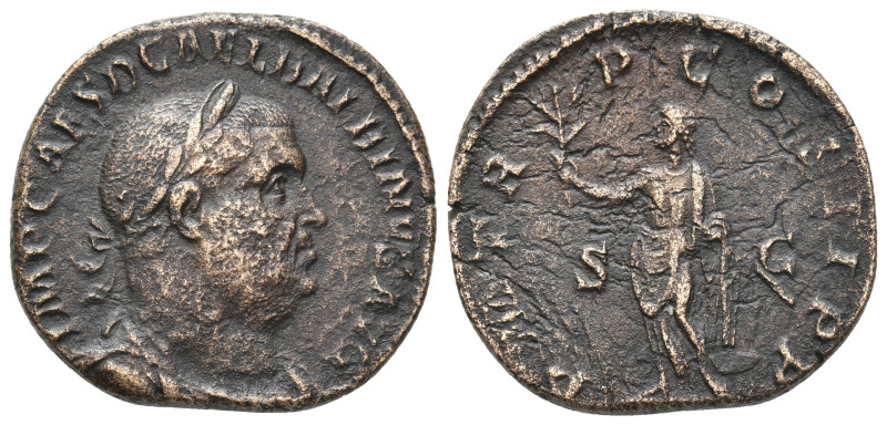 BALBINUS, 238 AD. AE, Sestertius. Rome.
Obv: IMP CAES D CAE L BALBINVS AVG.
La...