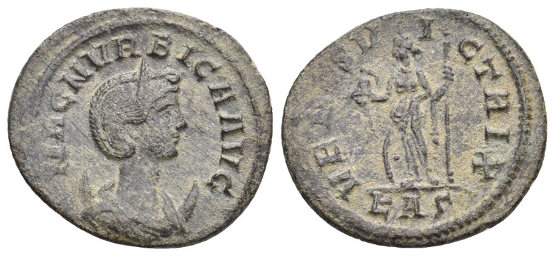 MAGNIA URBICA Augusta, 283-285 AD. Antoninianus. Rome.
Obv: MAGN VRBICA AVG.
D...