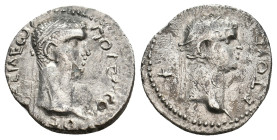 PONTUS. Kingdom of Pontus. Polemo II (king); Nero (Augustus), year 20=58/9 AD. AR.
Obv: [Β]ΑΣΙΛΕⲰⳞ ΠΟΛΕΜⲰΝΟⳞ.
Diademed head of Polemo, r.
Rev: ΕΤΟΥ...