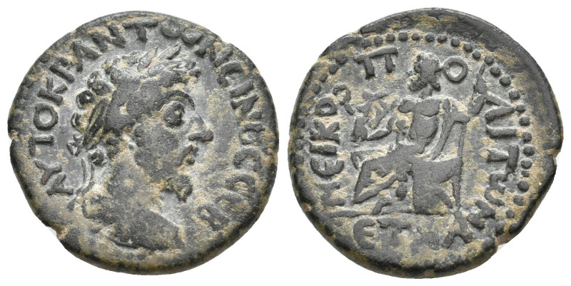 PONTUS, Nicopolis ad Lycum. Marcus Aurelius, 161-180 AD. AE.
Obv: ΑΥΤΟΚΡ ΑΝΤⲰΝƐ...