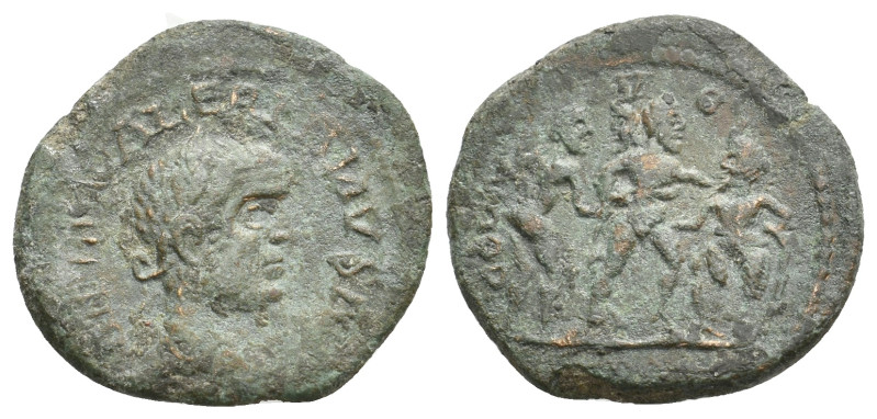 Drunken Hercules!

TROAS, Alexandria. Valerian I, 253-260 AD. AE, As.
Obv: IM...