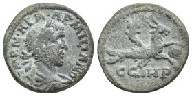 MYSIA, Parium. Aemilian, 253 AD. AE.
Obv: IMP M AEM AEMILIANVS A. Laureate, draped and cuirassed bust of Aemilian, right.
Rev: C G I H P.
Capricorn...