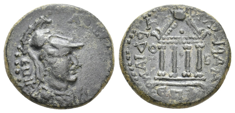 LYDIA, Sardis. Pseudo-autonomous, Reign of Vespasian, 69-79 AD. AE. Magistrates,...