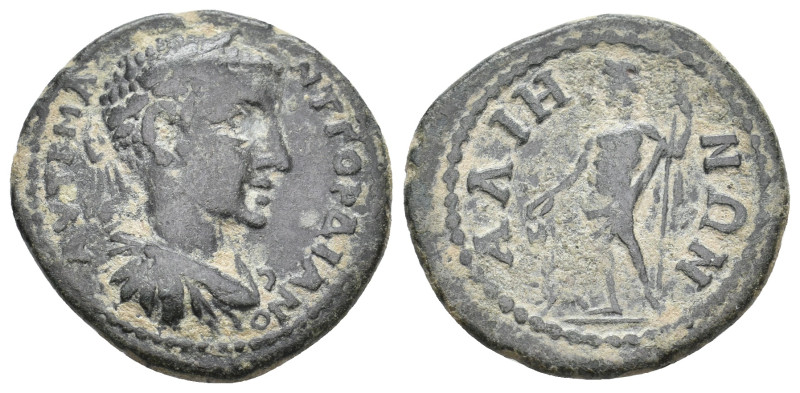PHRYGIA, Alia. GORDIAN III, 238-244 AD. AE.
Obv: ΑΥΤ Κ Μ ΑΝΤ ΓΟΡΔΙΑΝΟϹ.
Laurea...
