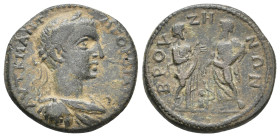 PHRYGIA, Bruzus. Gordian III, 238-244 AD. AE.
Obv: ΑΥΤ Κ Μ ΑΝΤΩ ΓΟΡΔΙΑΝΟϹ. Laureate, draped and cuirassed bust of Gordian III, right.
Rev: ΒΡΟΥΖΗΝΩΝ...