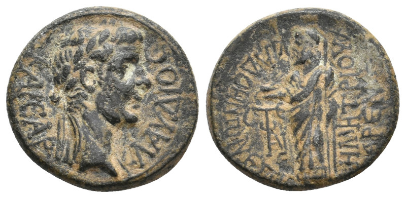 PHRYGIA, Cadi. Claudius, 41-54 AD. AE. Demetrios, son of Artemas magistrate.
Ob...