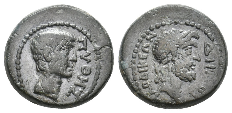 PHRYGIA, Laodikeia ad Lycum. Pseudo-autonomous, Time of Tiberius. AE. Pythes, so...
