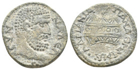 PHRYGIA, Synnada. Pseudo-autonomous, Time of Trajan Decius (249-251 AD). AE.
Obv: ϹΥΝΝΑΔƐΩΝ.
Bare head of Heracles, right.
Rev: ΑΔΡΙΑΝΙΑ ΠΑΝΑΘΗΝΑΙΑ...