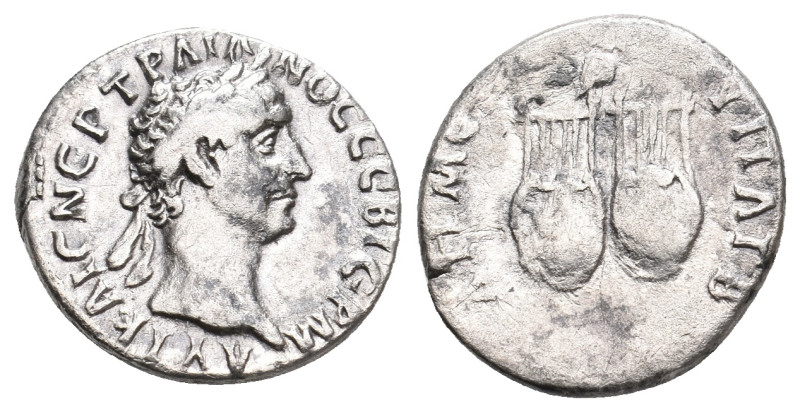 LYCIA. Trajan, 98-117 AD. AR, Drachm.
Obv: AYT KAIC NER TRAIANOC CEB GERM.
Lau...