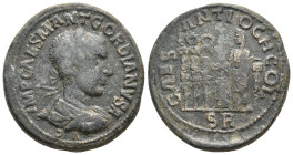 PISIDIA, Antioch. Gordian III, 238-244 AD. AE.
Obv: IMP CAES M ANT GORDIANVS AVG.
Laureate, draped and cuirassed bust of Gordian, right.
Rev: CAES ...