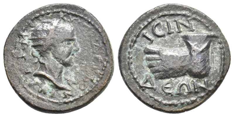 PISIDIA, Isinda. Trajan Decius, 249-251 AD. AE.
Obv: Radiate head of Decius, ri...